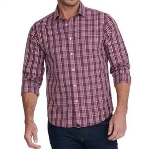 UNTUCKit Plaid Cotton Button Up Shirt Size XXL